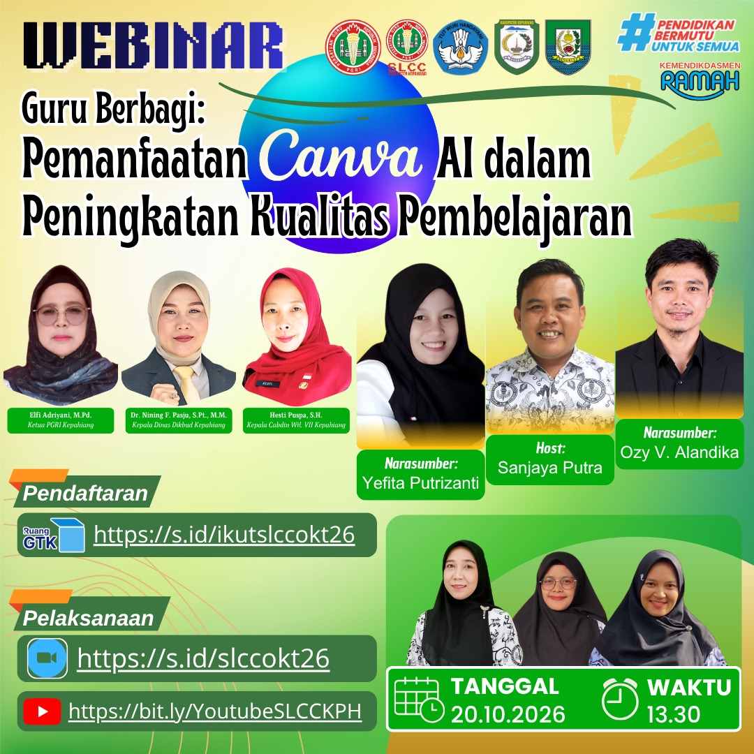 Flyer Pemanfaatan Canva Ai dalam Peningkatan Kualitas Pembelajaran